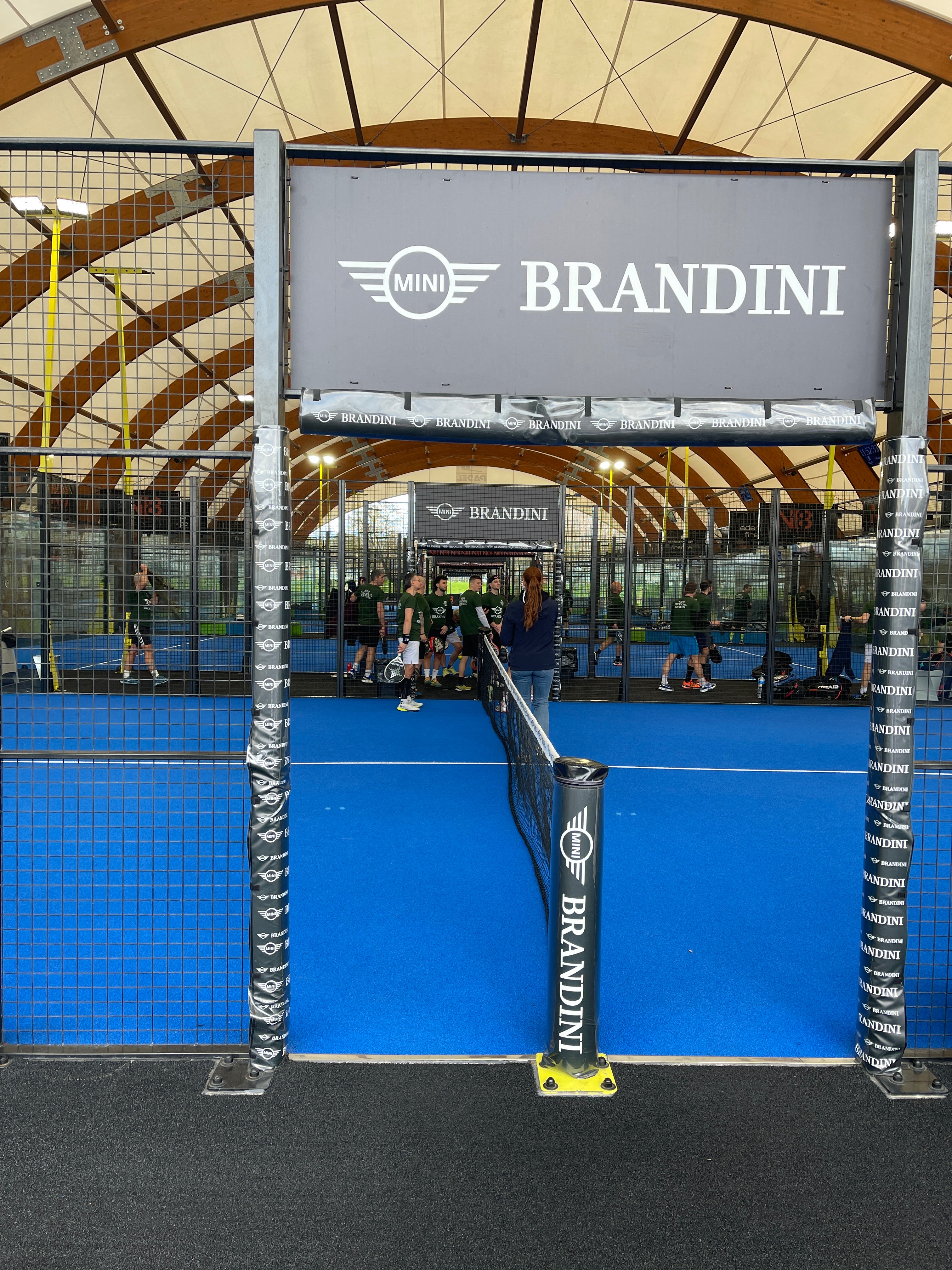 Padel Court Protection Kit with Sponsor Pockets - 8 Customizable Protections