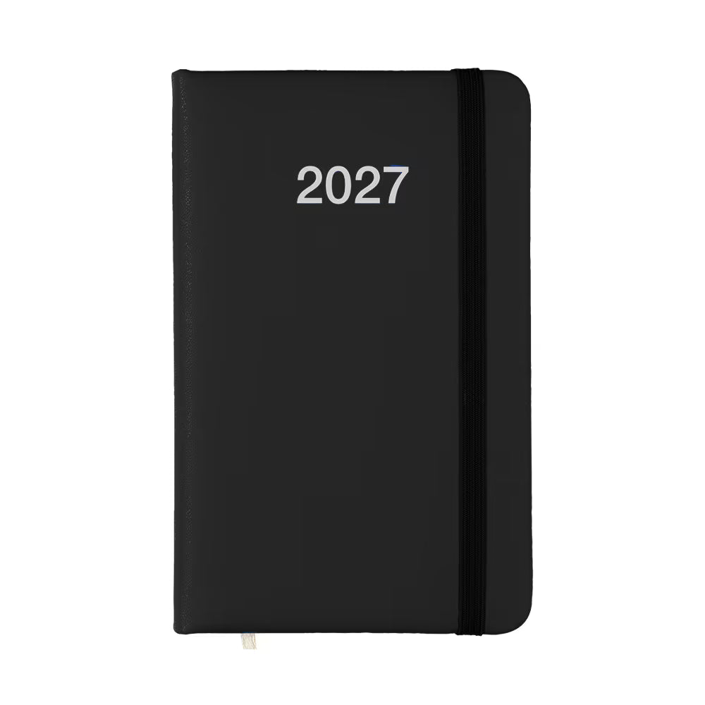 Agenda Tascabile Settimanale 2027 con Copertina Rigida in PU, da 100 pezzi stampa 1 colore compresa