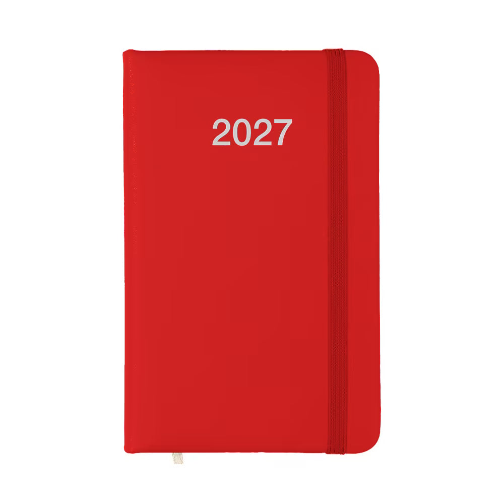 Agenda Tascabile Settimanale 2027 con Copertina Rigida in PU, da 100 pezzi stampa 1 colore compresa