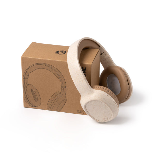 Cuffie Wireless Pieghevoli in Fibra di Grano ed Ecopelle