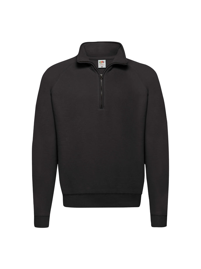 Felpa Classic Zip Neck Sweat Fruit of the Loom