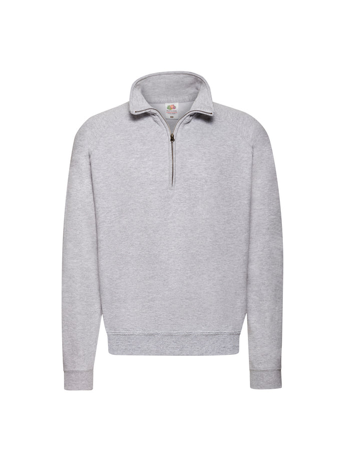 Felpa Classic Zip Neck Sweat Fruit of the Loom