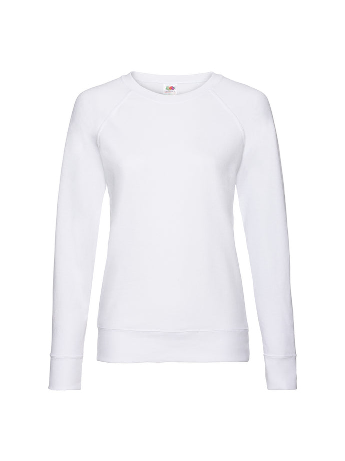 Felpa Ladies Lightweight Raglan Sweat Fruit of the Loom