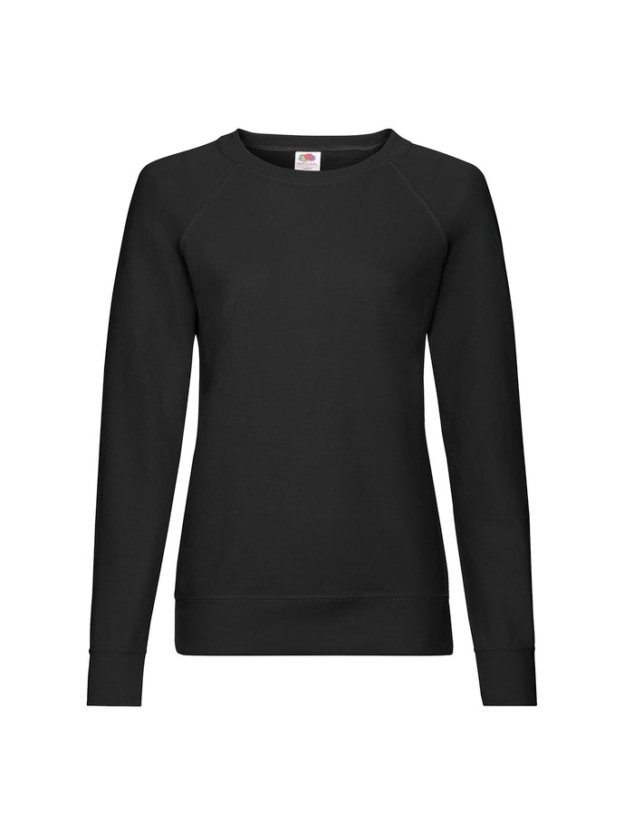 Felpa Ladies Lightweight Raglan Sweat Fruit of the Loom