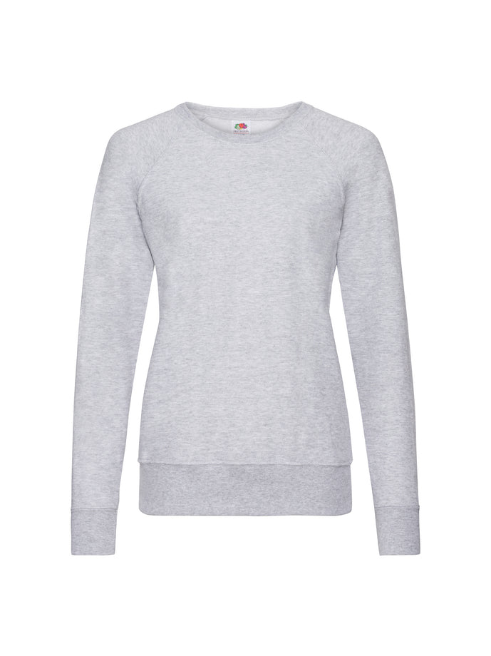 Felpa Ladies Lightweight Raglan Sweat Fruit of the Loom