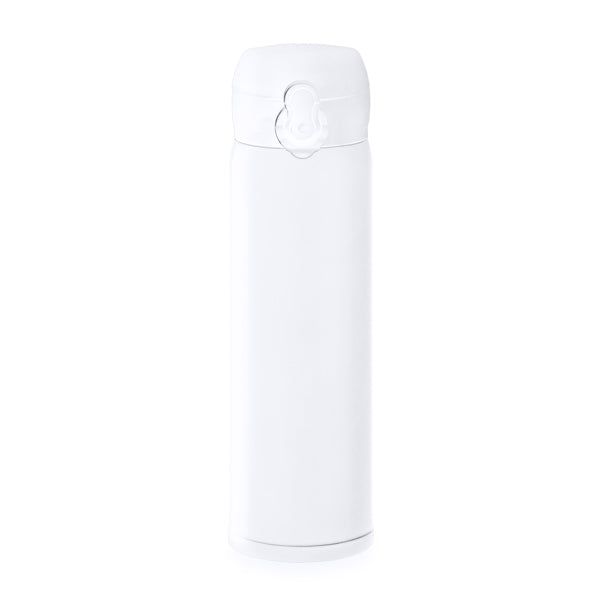 Thermos Palmer in Acciaio Inox 304 450ml – Pulsante di Apertura con Chiusura di Sicurezza