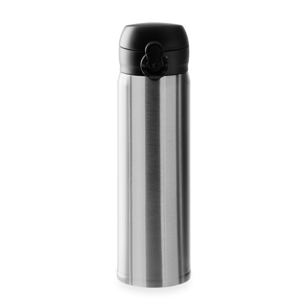 Thermos Palmer in Acciaio Inox 304 450ml – Pulsante di Apertura con Chiusura di Sicurezza