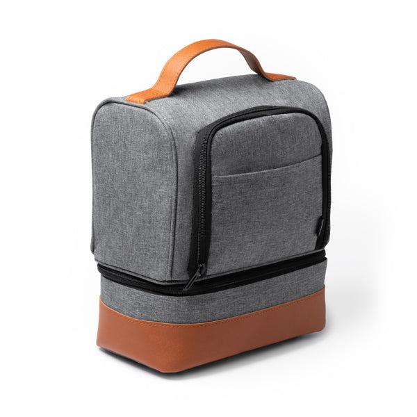 Borsa Frigo in Poliestere RPET – Design Mélange e Base in Pelle PU