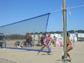 Rete Beach Volley - Beach Tennis - Racchettoni - Poliestere HT Stabilizzato UV Ø2mm - Maglia 42x42mm - 8,5x1m