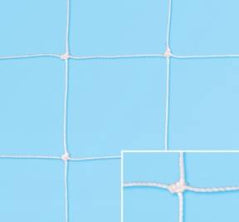 Coppia Reti per Porta da Calcetto 3x2m - Polietilene Ø3mm - Maglia Quadra Con Nodo