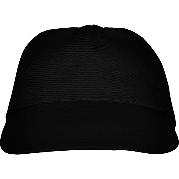 Cappellino a 5 Pannelli – Fori di Aerazione Ricamati, Visiera a 4 Cuciture e Chiusura Velcro