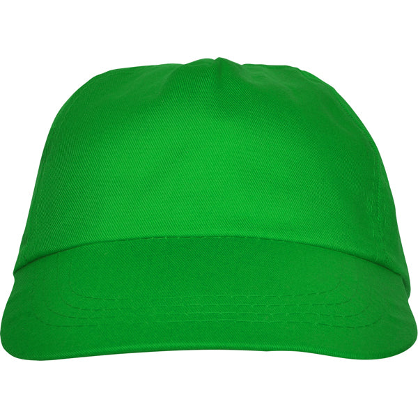 Cappellino a 5 Pannelli – Fori di Aerazione Ricamati, Visiera a 4 Cuciture e Chiusura Velcro