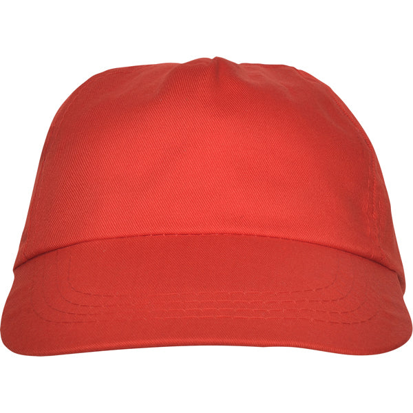 Cappellino a 5 Pannelli – Fori di Aerazione Ricamati, Visiera a 4 Cuciture e Chiusura Velcro