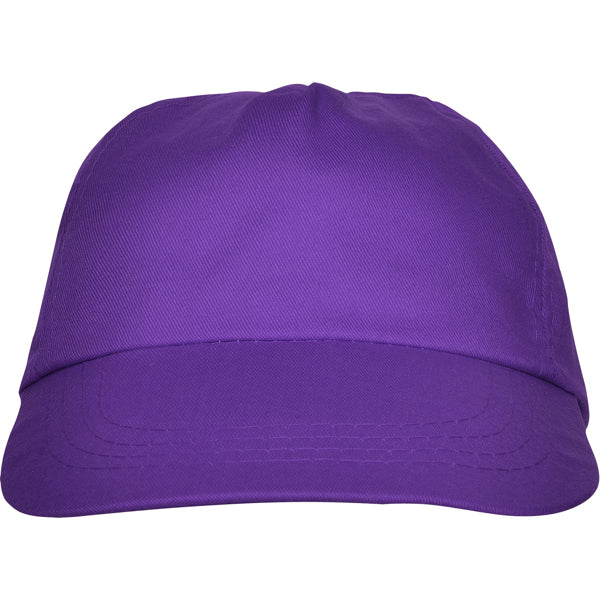 Cappellino a 5 Pannelli – Fori di Aerazione Ricamati, Visiera a 4 Cuciture e Chiusura Velcro