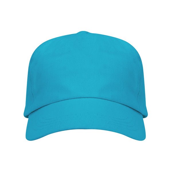 Uranus - Cappellino a 5 Pannelli in 100% Cotone con Chiusura Velcro e Fori di Ventilazione – Stampa Inclusa