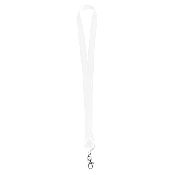Lanyard con Accessorio Retrattile e Moschettone Incluso