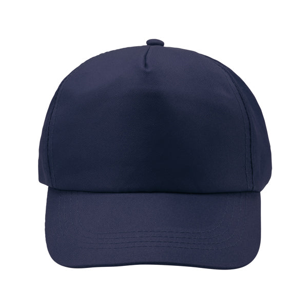 Cappellino a 5 Pannelli in RPET – Fori di Ventilazione Ricamati e Chiusura Velcro