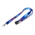Lanyard in Poliestere per Sublimazione con Moschettone e Sgancio di Sicurezza