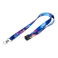 Polyester Lanyard for Sublimation with Carabiner and Safety Release