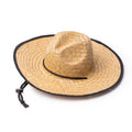 Cappello in Paglia Naturale – Bordo in Poliestere Rinforzato e Coulisse Regolabile