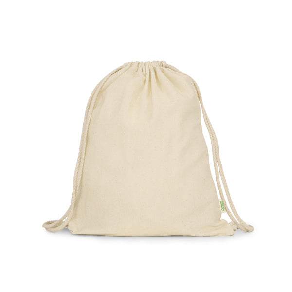 Zaino Muna 100% cotone con coulisse naturale