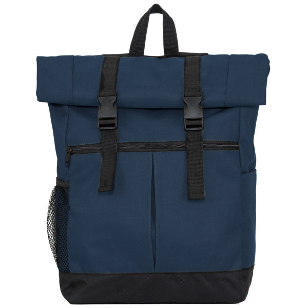 Zaino Multifunzionale in Poliestere 900D – Scomparto Principale con Zip e Bottoni, Tasche Laterali, Schienale Imbottito