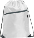 Zaino Ninfa in Corda RPET 210D – Tasca Esterna Imbottita con Zip – Personalizzabile con Logo