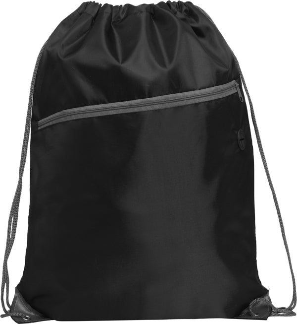 Zaino Ninfa in Corda RPET 210D – Tasca Esterna Imbottita con Zip – Personalizzabile con Logo