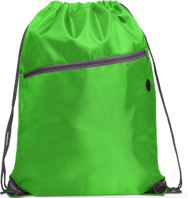 Zaino Ninfa in Corda RPET 210D – Tasca Esterna Imbottita con Zip – Personalizzabile con Logo