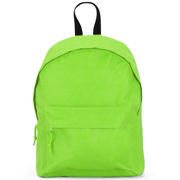 Zaino Basic in Tessuto Resistente – Doppia Cinghia, Maniglia a Contrasto e Tasche con Zip