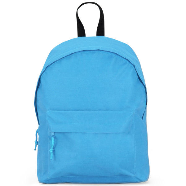 Zaino Basic in Tessuto Resistente – Doppia Cinghia, Maniglia a Contrasto e Tasche con Zip