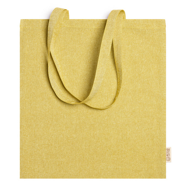 Rivoli - Shopper in Cotone Riciclato 120g/m² Marmorizzata 38x42cm – Manici Lunghi 70cm – Stampa Ambo i Lati Inclusa