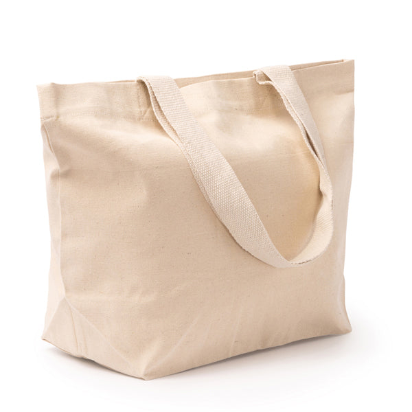 Borsa Grande in Tela di Cotone Riciclato – 330 g/m², Manici Rinforzati 70 cm