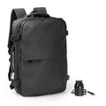 Zaino Allungabile in Pelle PU con Compressione Sottovuoto – Pompa 30W, Laptop 17", Trolley