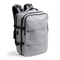 Zaino da Viaggio in RPET 30L – Laptop 17,3", USB Power Bank, Antifurto, Scarpe e Trolley