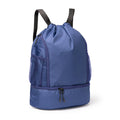 Zaino in Poliestere 600D – Coulisse Regolabile, Tasche Laterali Zip, Mesh Borracce e Scomparto Scarpe