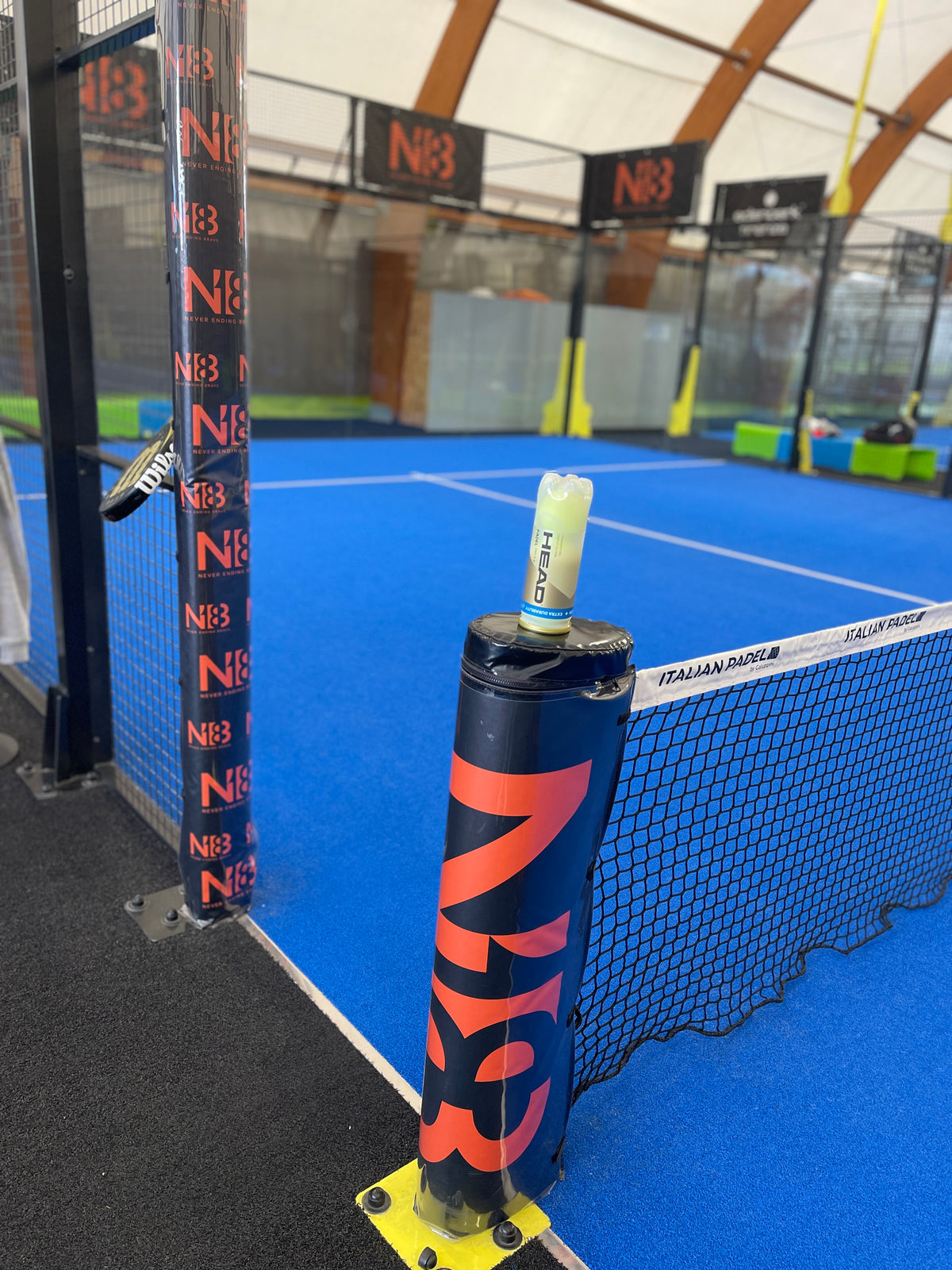 Padel Court Protection Kit with Sponsor Pockets - 8 Customizable Protections