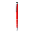 Penna a Sfera a Torsione in Alluminio con Pennino Touchscreen in Silicone | Inchiostro Blu