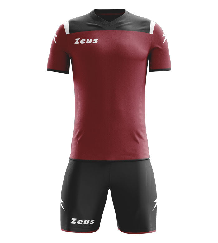 Zeus Kit Vesuvio | Completo Calcio Maglia e Pantaloncini in Poliestere