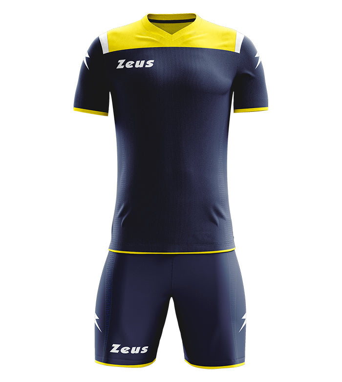 Zeus Kit Vesuvio | Completo Calcio Maglia e Pantaloncini in Poliestere