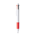 Penna a Sfera Retrattile 4 Colori in ABS con Impugnatura Morbida | Blu Nero Rosso Verde