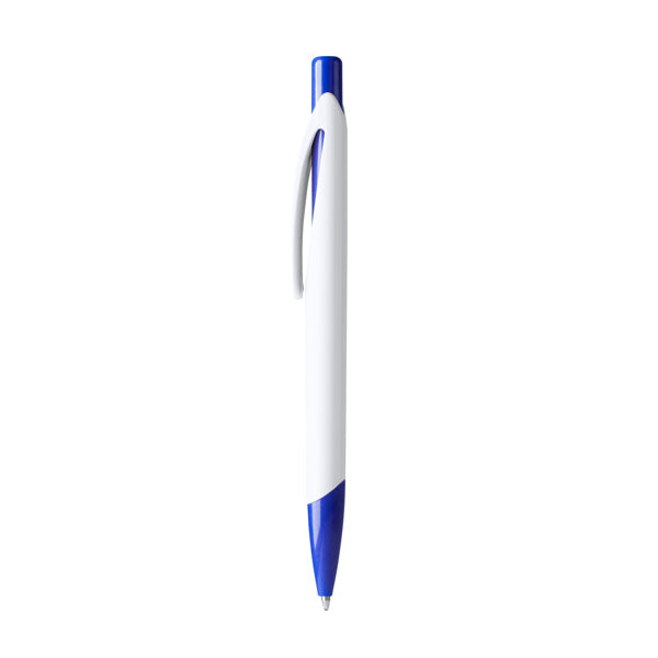 Penna a Sfera con Pulsante Abbinato e Punta in Finitura Bicolore | Inchiostro Blu