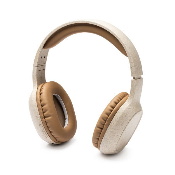 Cuffie Wireless Pieghevoli in Fibra di Grano ed Ecopelle