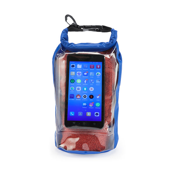 Borsa Impermeabile in Ripstop 3 L – Tasca Cellulare e Chiusura Stagna