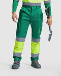 ENIX High Visibility Two-Tone Multi-Pocket Trousers – Fleece Lined | Roly WRK