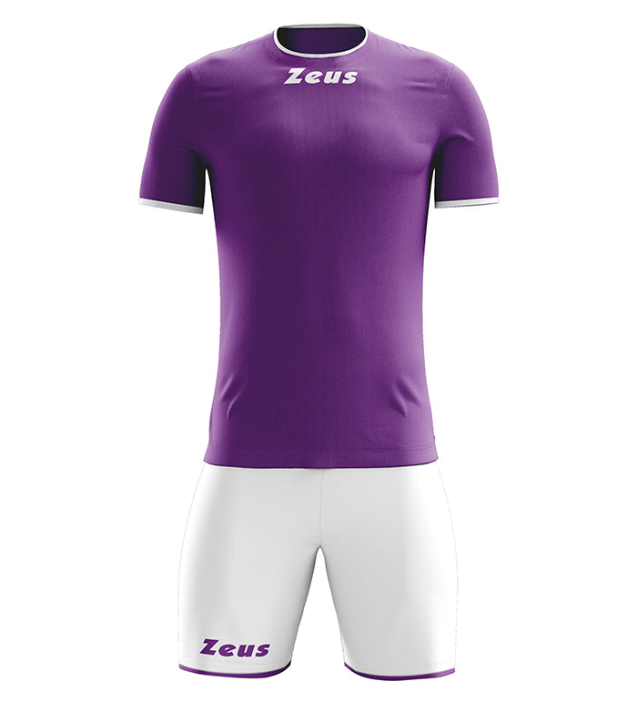 Zeus Kit Sticker | Maglia Girocollo e Pantaloncini in Poliestere Traspirante
