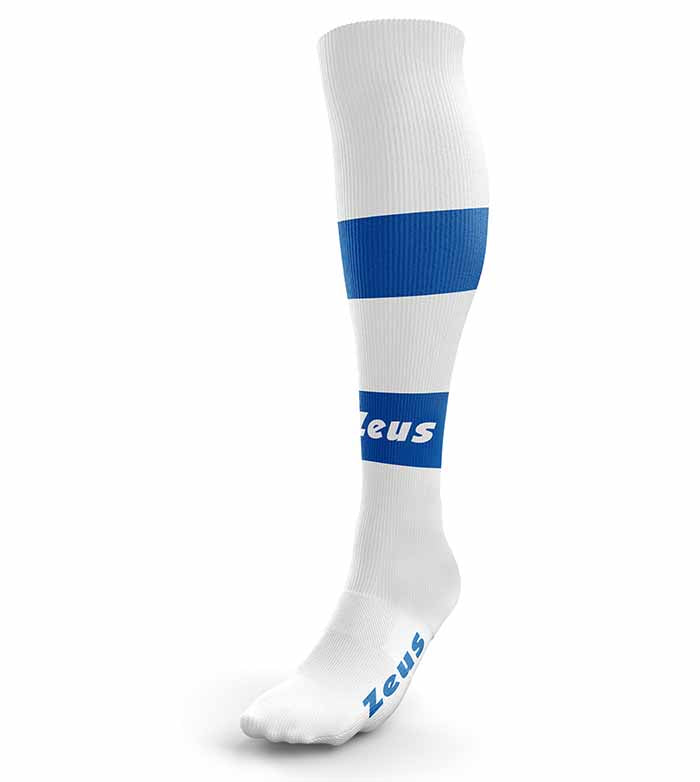 Calza Zeus Parma – Calza Sportiva Alta con Bande Colorate e Logo