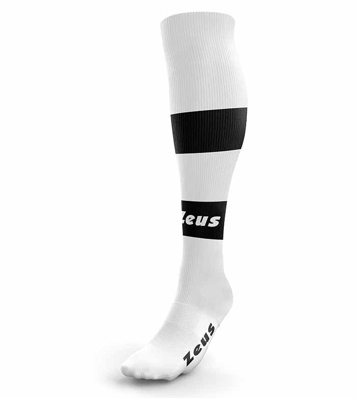 Calza Zeus Parma – Calza Sportiva Alta con Bande Colorate e Logo