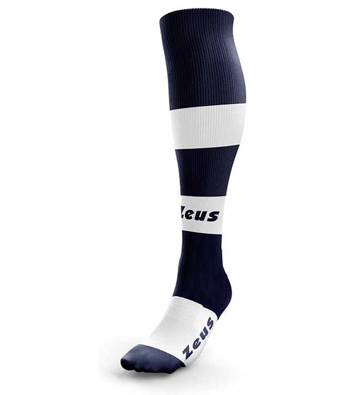 Calza Zeus Parma – Calza Sportiva Alta con Bande Colorate e Logo