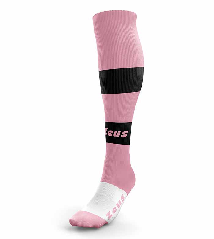 Calza Zeus Parma – Calza Sportiva Alta con Bande Colorate e Logo